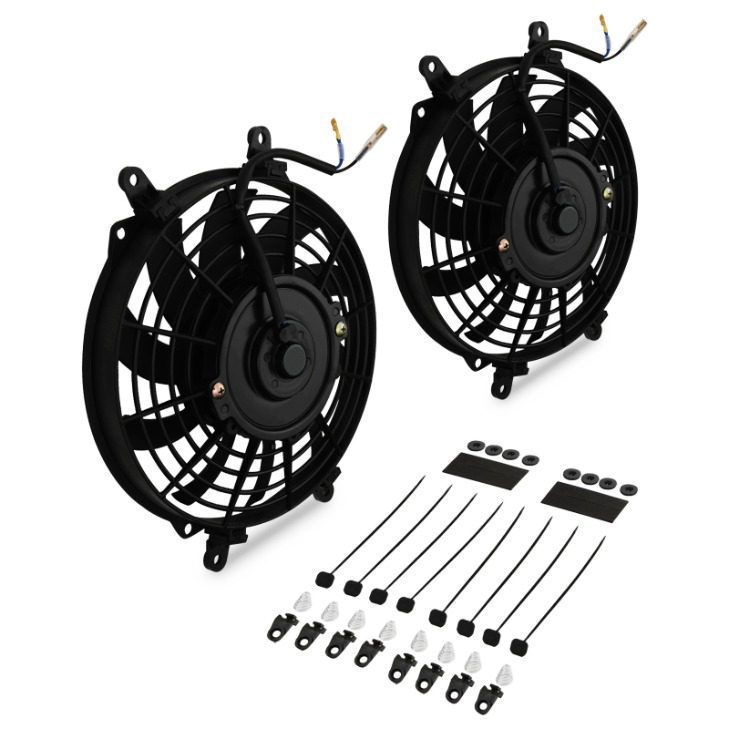 9" Universal Curved Blade Fans Kit