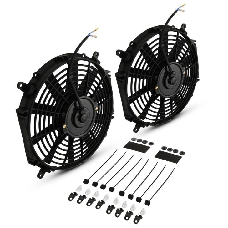 12" Universal Straight Blade Fans Kit