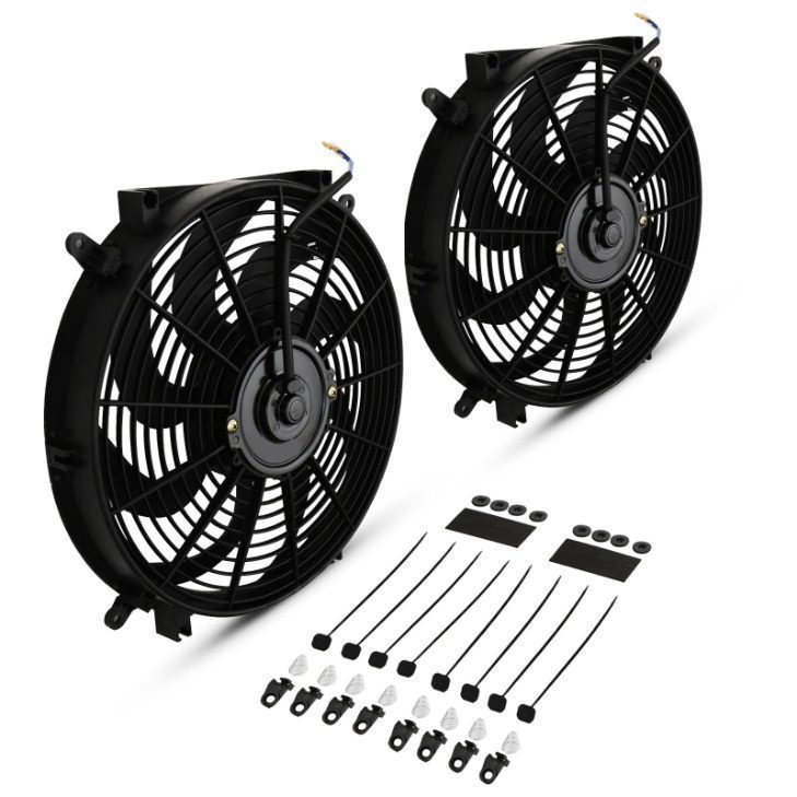 14" Universal Curved Blade Fans Kit