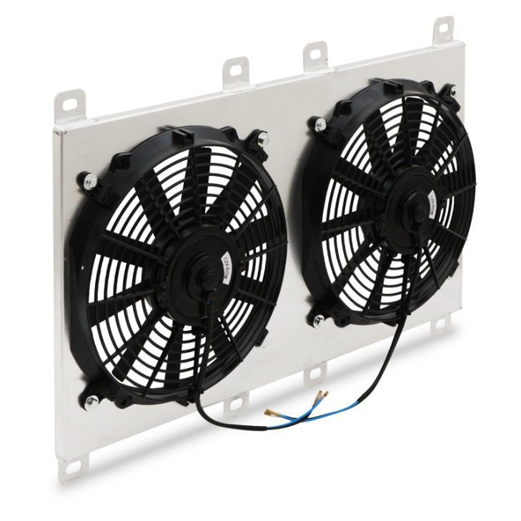 Universal 11" Straight Blade Radiator Fan & Shroud Kit