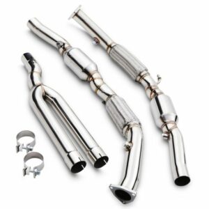 2.5" 200 CPI Sports Cat Downpipes - VW Golf MK5 R32 3.2 04-09