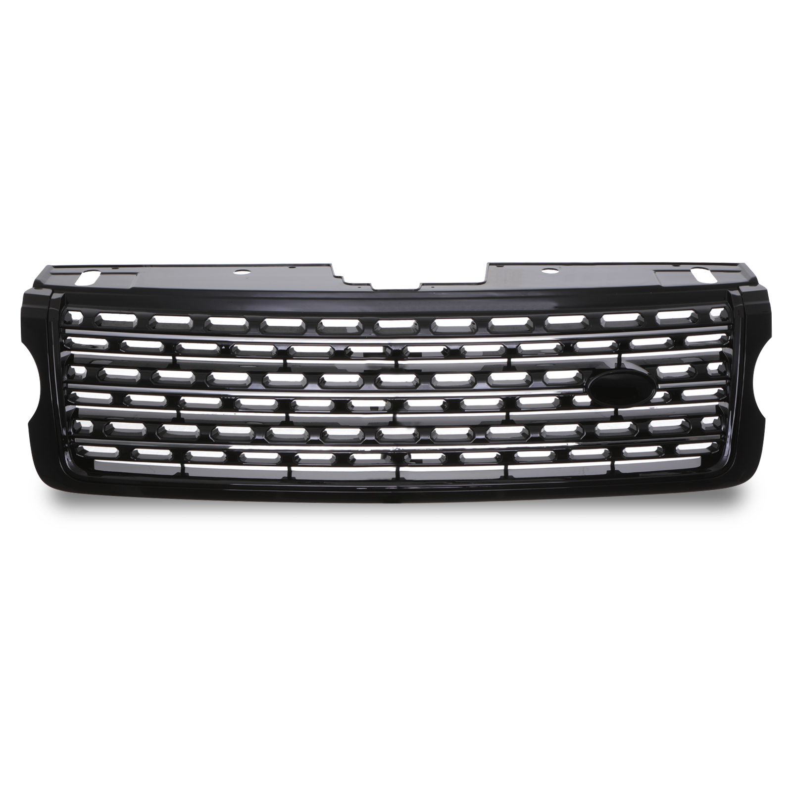 Black & Chrome Autobiography Style Front Grille To Fit Range Rover Vogue L405 13-17