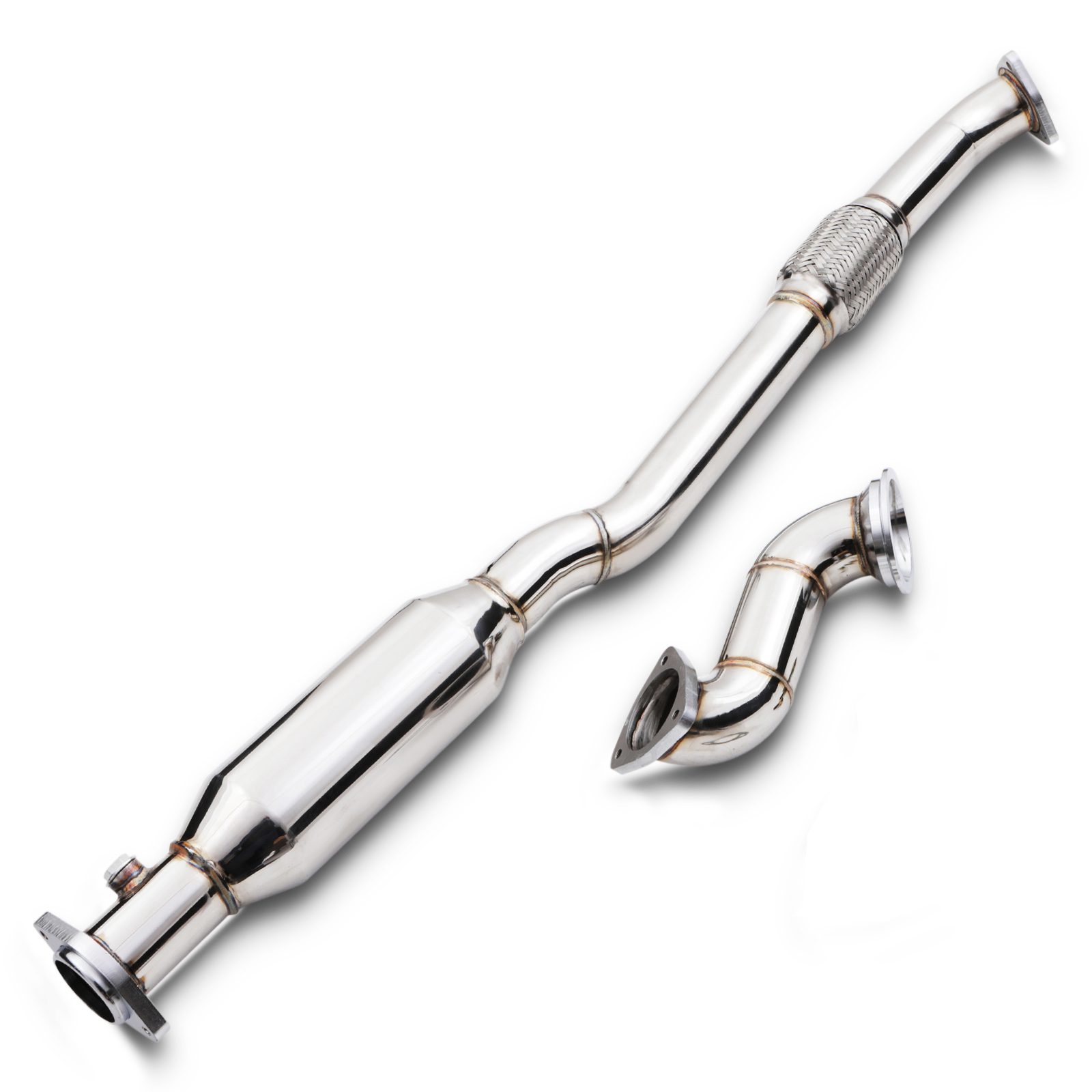 Exhaust Precat & Decat Downpipe Vauxhall Astra G H MK4 MK5 Zafira B GSI SRI VXR 2.0T 16V 02+