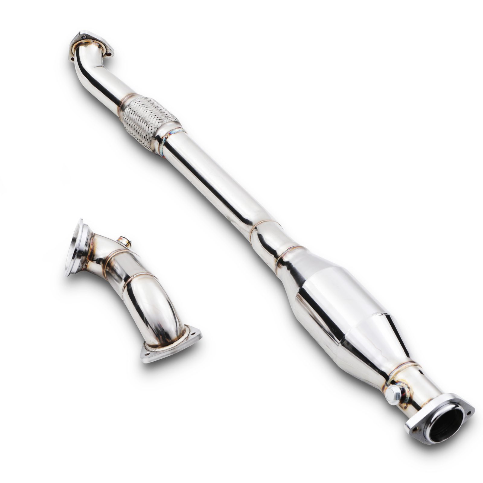 Exhaust Precat & Sports Decat Downpipe 200CPI - Vauxhall Astra H MK5 VXR 2.0T 16V Z20LEH