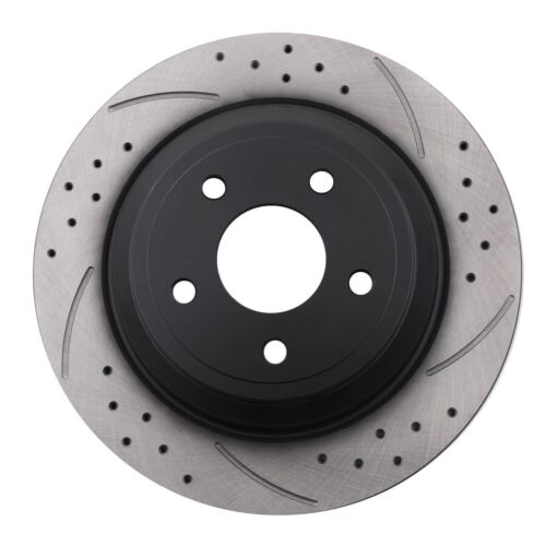 Rear Drilled Grooved 302mm Brake Discs - Ford Focus MK4 Hatchback Estate 2019+
