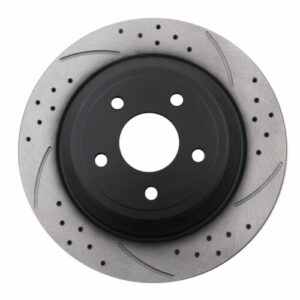 Rear Drilled Grooved 302mm Brake Discs - Ford Kuga MK3 1.5 2.0 2.5 Eco 2019+