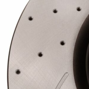 Rear Drilled Grooved 282mm Brake Discs - Seat Leon 1P 1.9 2.0 TDI TFSI Cupra