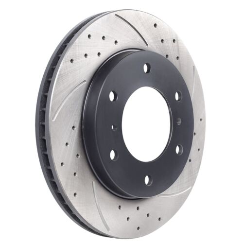 Front Drilled Grooved 290mm Brake Discs - Mitsubishi Pajero 2 3.2 Did 4WD 00+
