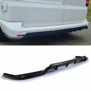 Rear Bumper Diffuser Gloss Black - VW Multivan T7 2022+
