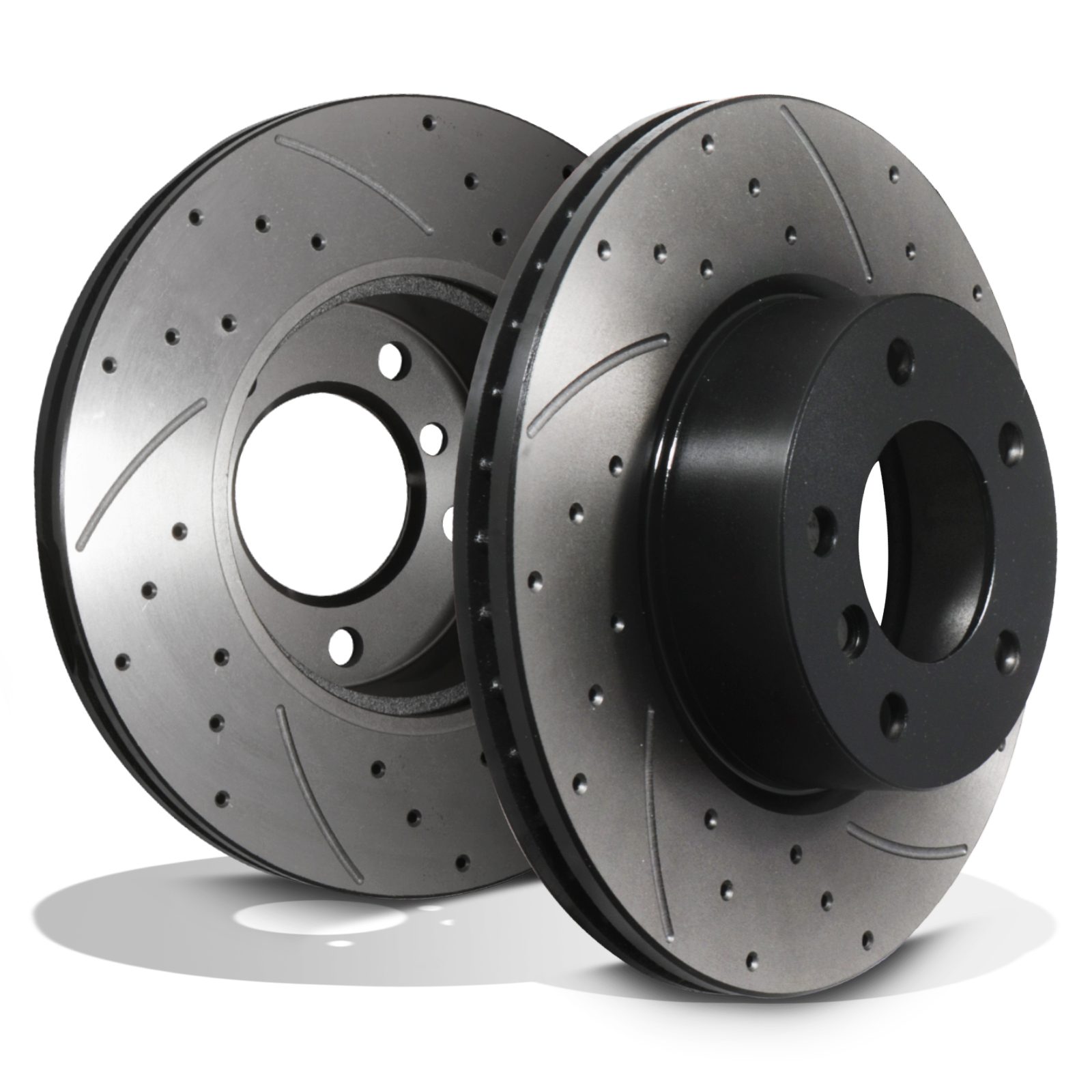 Front Drilled Grooved 300mm Brake Discs - BMW 3 Series E90 E91 E92 E93 320I 325I