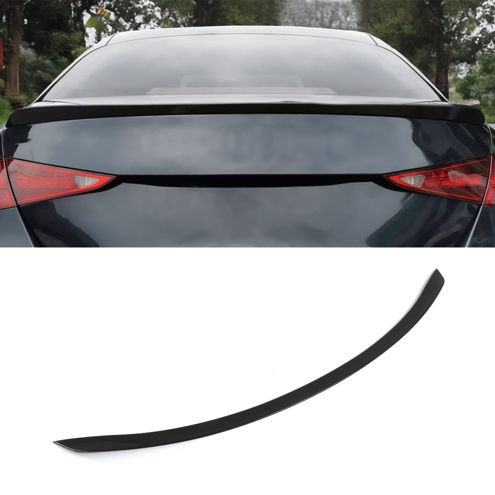 Gloss Black C63S Style Rear Spoiler - Mercedes Benz C Class W206 2022+