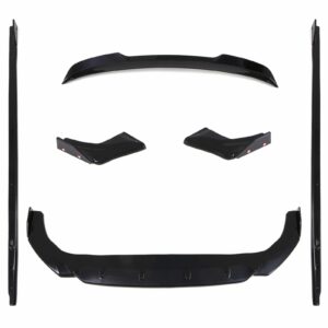 Aero Body Kit Gloss Black - VW Golf MK8 GTI 2020-2024