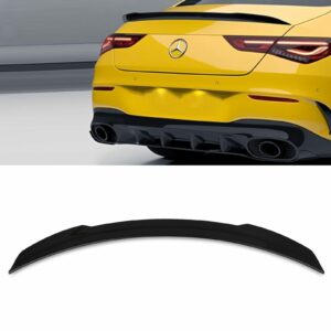 Gloss Black Rear Boot Wing Spoiler Extension - Mercedes Benz CLA C118 2020+