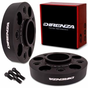 Direnza 30mm Wheel Spacers - Pair - BMW i3 / 5 / 7 Series F10 FO1 FO2 | 5×120 M14×1.25 72.6mm