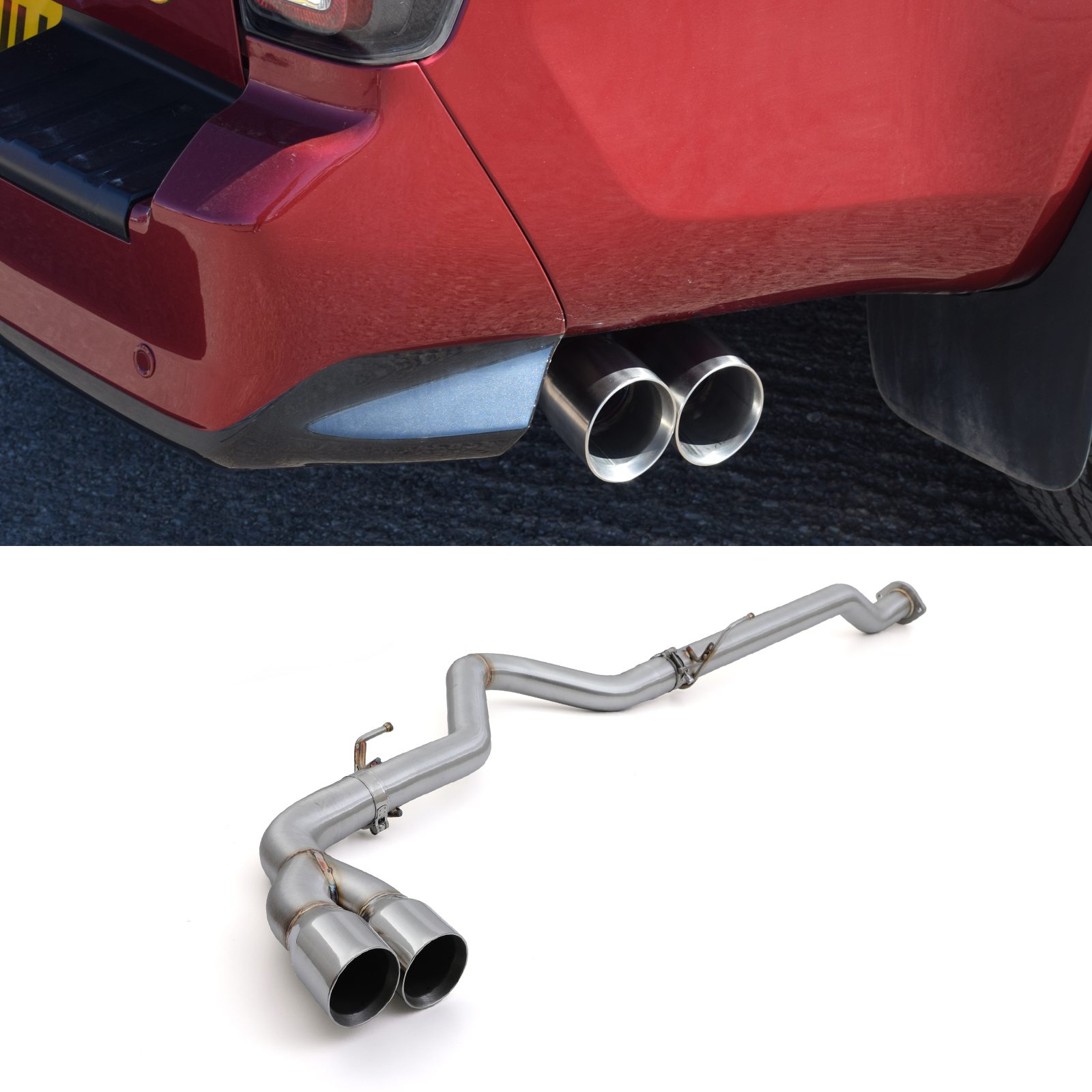 Rear Side Exit Cat Back Exhaust System – Isuzu D-Max RG 2019+