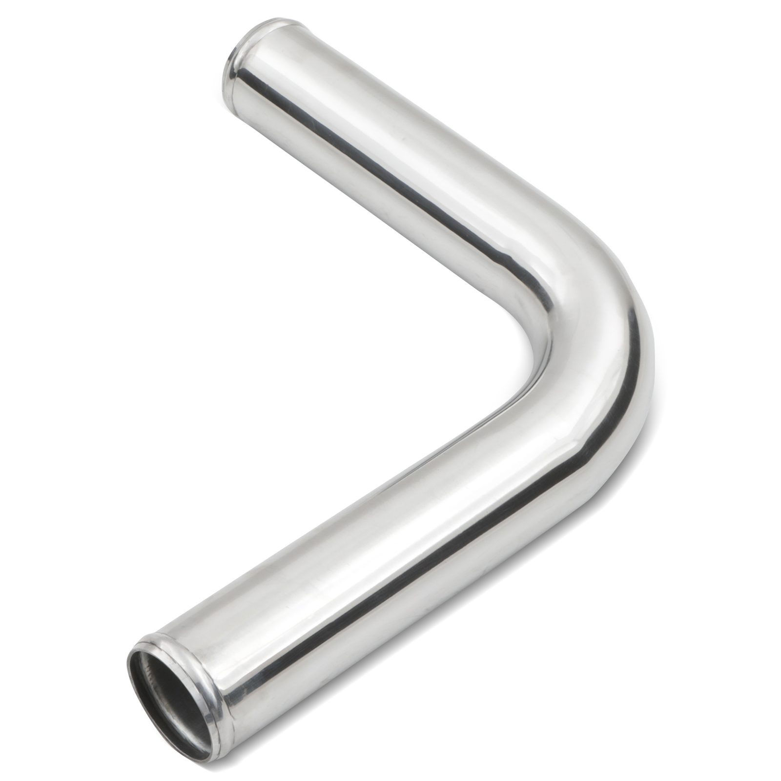 Polished Universal 2.5″ Intercooler 90° Single Pipe